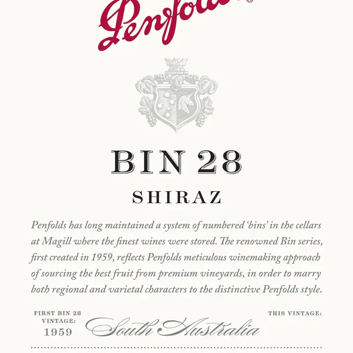 Penfolds Bin 28 Kalimna Shiraz 2019