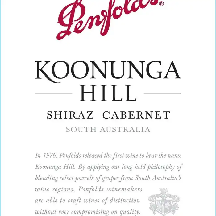 Penfolds Koonunga Hill Shiraz -Cabernet  2020