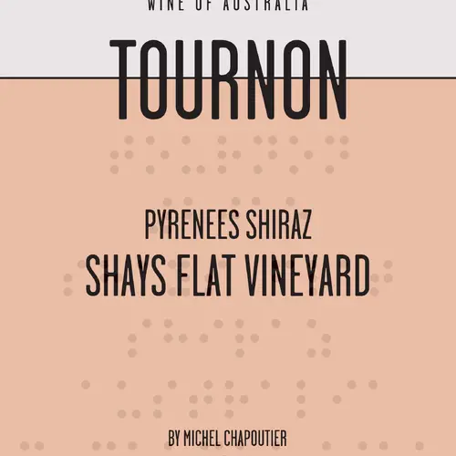 M.Chapoutier Tournon  Shay's Flat Vineyard Shiraz 2021 