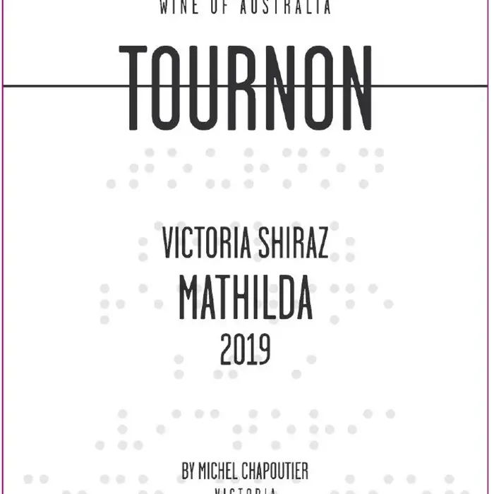 M.Chapoutier Tournon Mathilda Shiraz 2019 