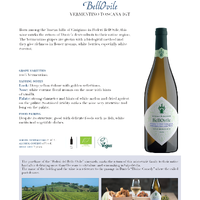 Vermentino Toscano IGT  2020 BellOvile Serego Alighieri  - imagem 2