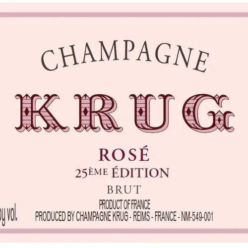 Champagne Krug Rosé 26ème Édition 