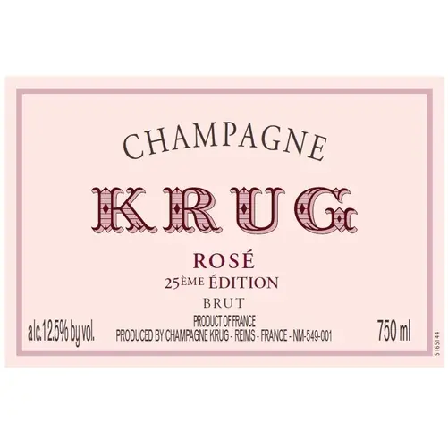 Champagne Krug Rosé 26ème Édition 