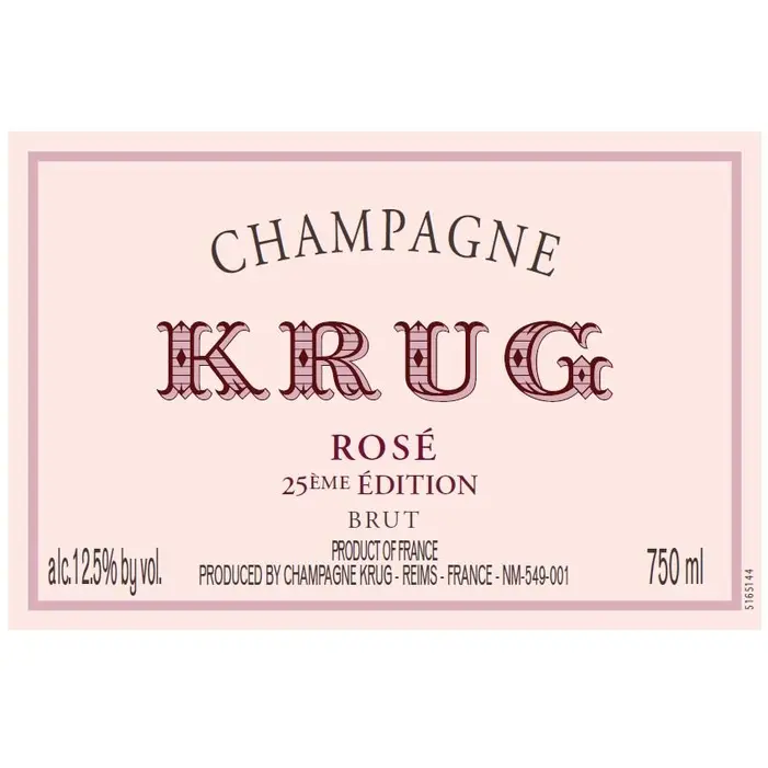 Champagne Krug Rosé 26ème Édition 