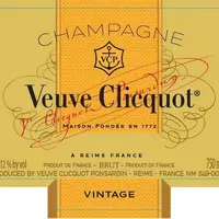Champagne Veuve Clicquot Ponsardin Vintage Brut 2012  - imagem 1
