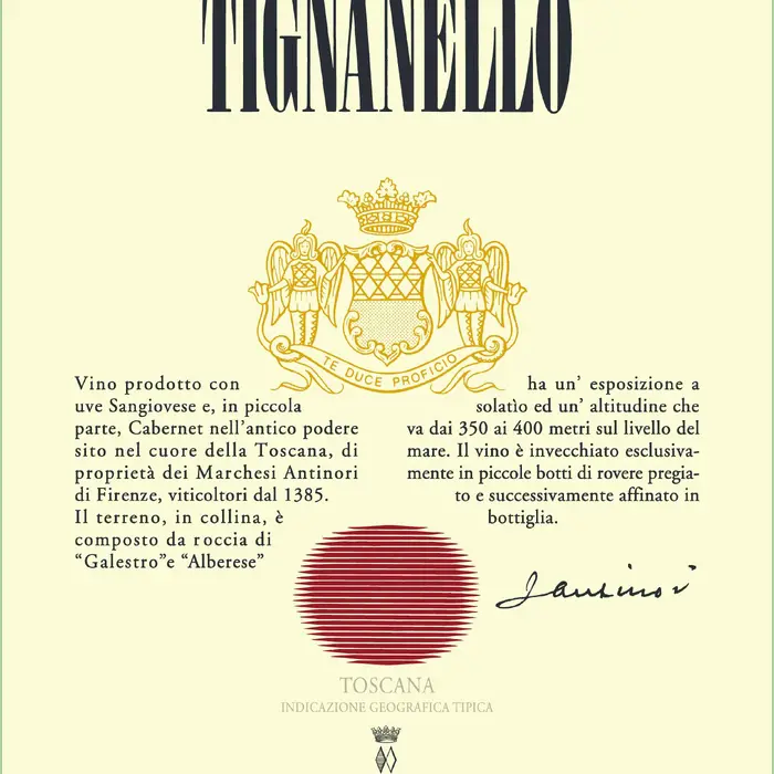Marchesi Antinori Tignanello Toscana IGT 2019
