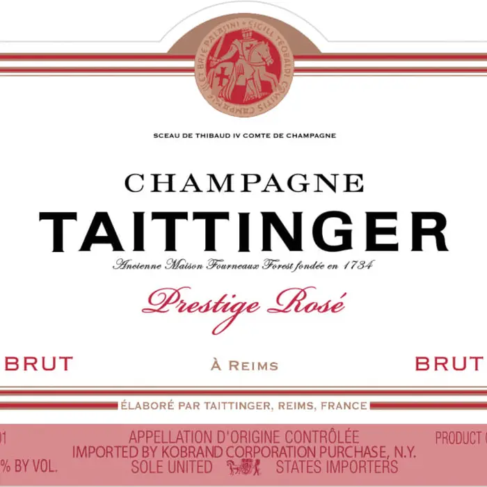 Champagne Taittinger Brut Prestige Rosé