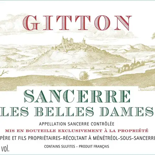 Sancerre Les Belles Dames Silex 2021 Domaine Gitton