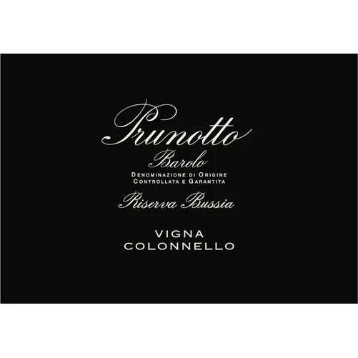 Prunotto Bussia Vigna Colonnello Barolo Riserva 2018