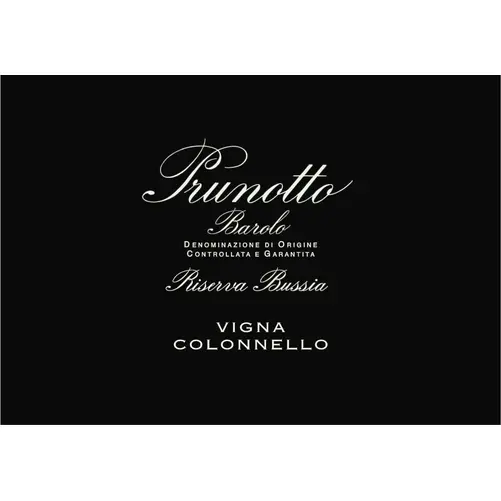 Prunotto Bussia Vigna Colonnello Barolo Riserva 2018
