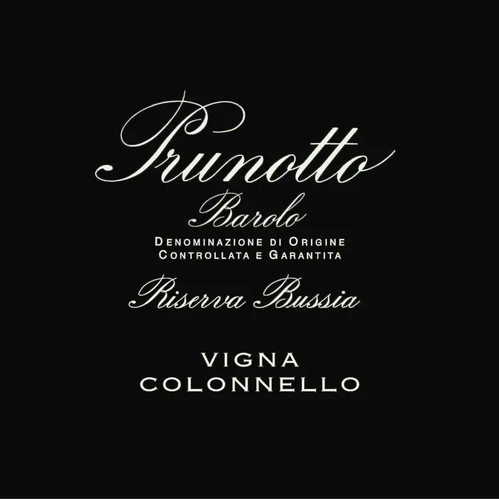 Prunotto Bussia Vigna Colonnello Barolo Riserva 2018