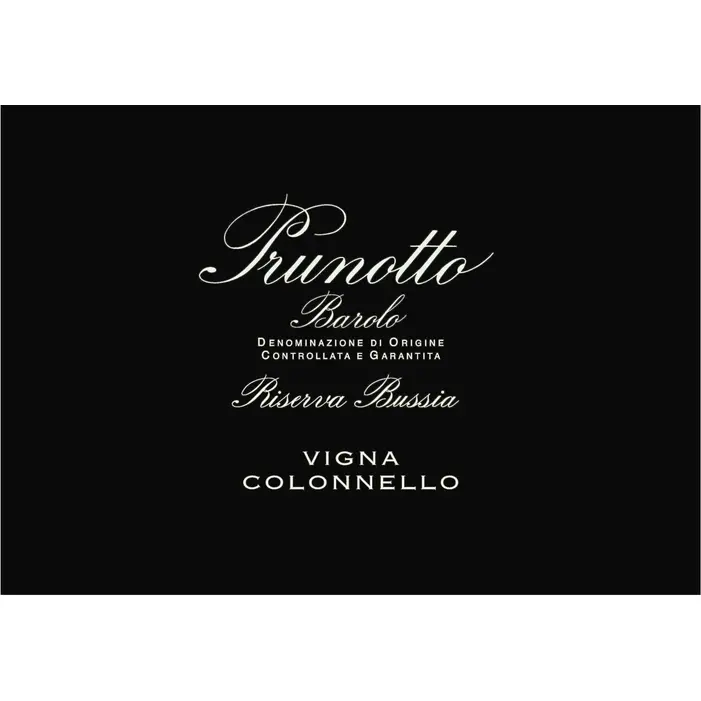 Prunotto Bussia Vigna Colonnello Barolo Riserva 2018