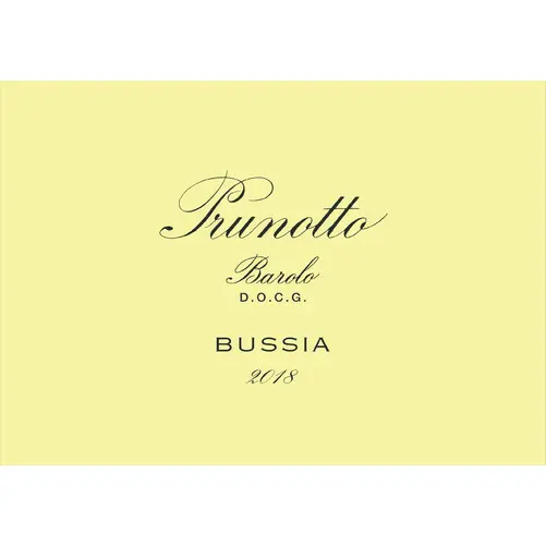 Prunotto Barolo Bussia DOCG 2018