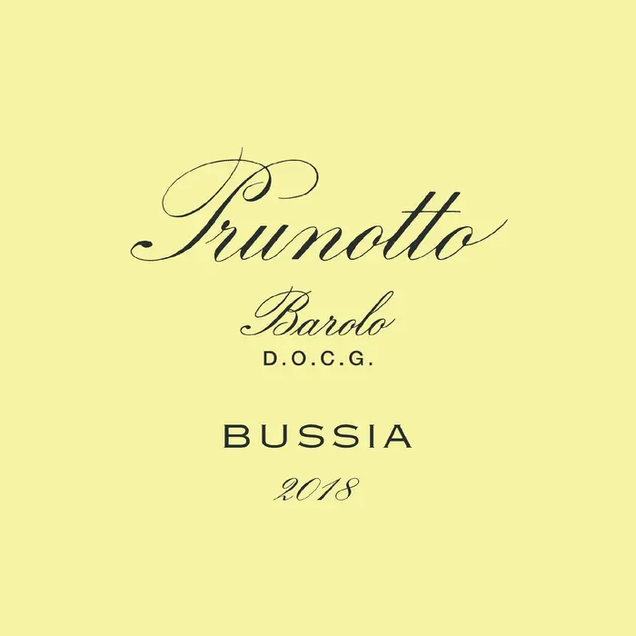 Prunotto Barolo Bussia DOCG 2018