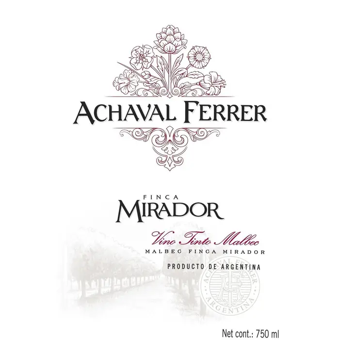 Achaval Ferrer Finca Mirador Malbec 2014