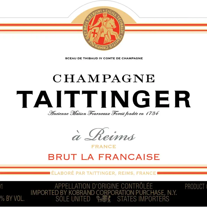 Champagne Taittinger Réserve Brut  375ml.