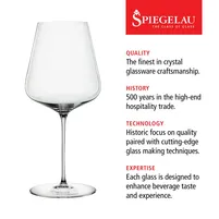 Spiegelau Definition Bordeaux  750ml. Caixa c/2 Taças - imagem 3