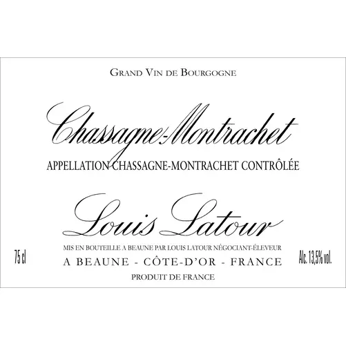 Louis Latour Chassagne-Montrachet 2019