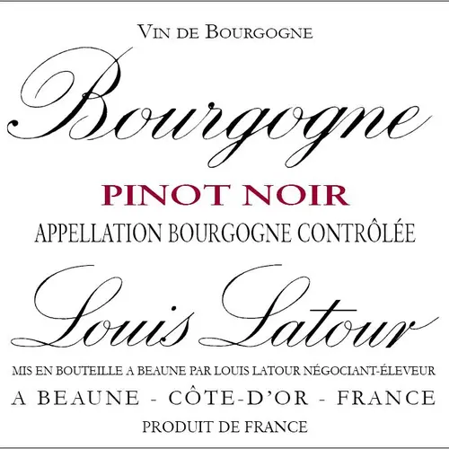 Louis Latour Bourgogne Pinot Noir 2020
