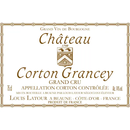 Louis Latour Château Corton Grancey Grand Cru 2017