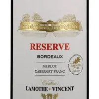 Bordeaux Château Lamothe Vincent Réserve 2020 - imagem 1
