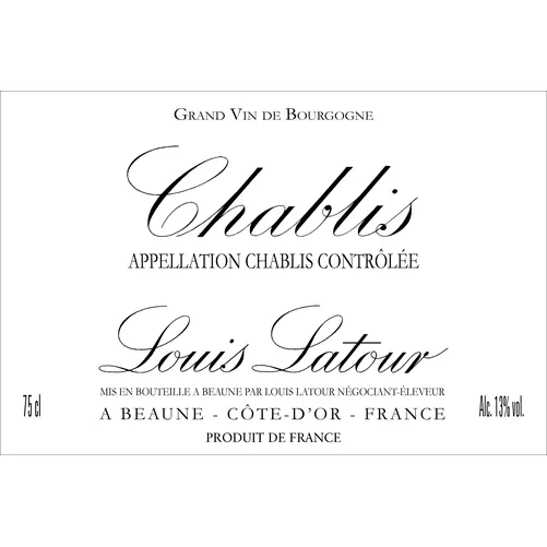Chablis A.O.C - Louis Latour  2022 