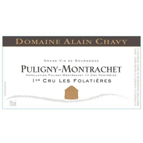 Puligny Montrachet 1er Cru "Les Folatières" 2022 Domaine Alain Chavy