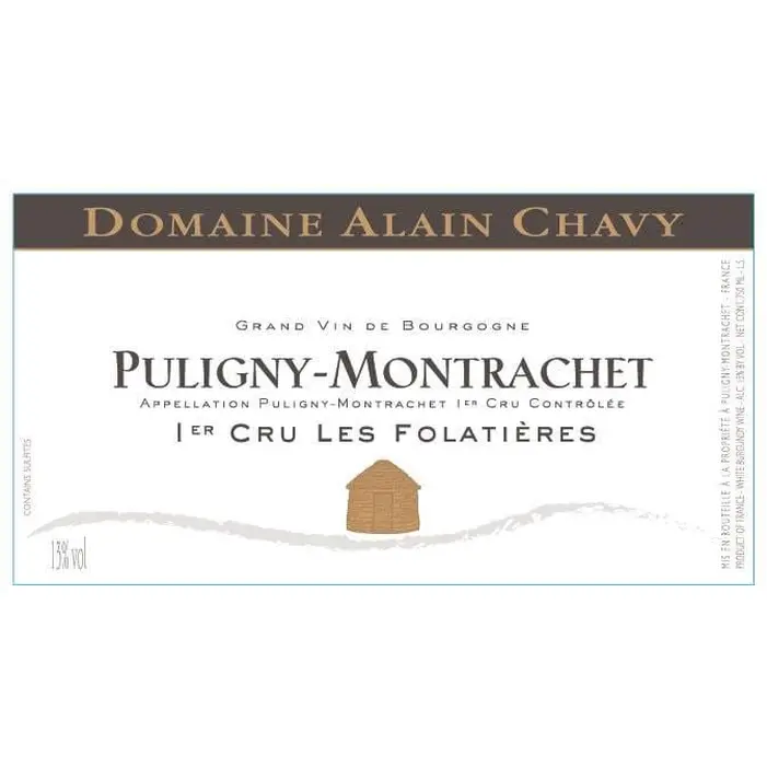Puligny Montrachet 1er Cru "Les Folatières" 2022 Domaine Alain Chavy