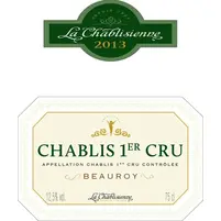 Chablis 1er Cru Beauroy La Chablisienne 2018 - imagem 1