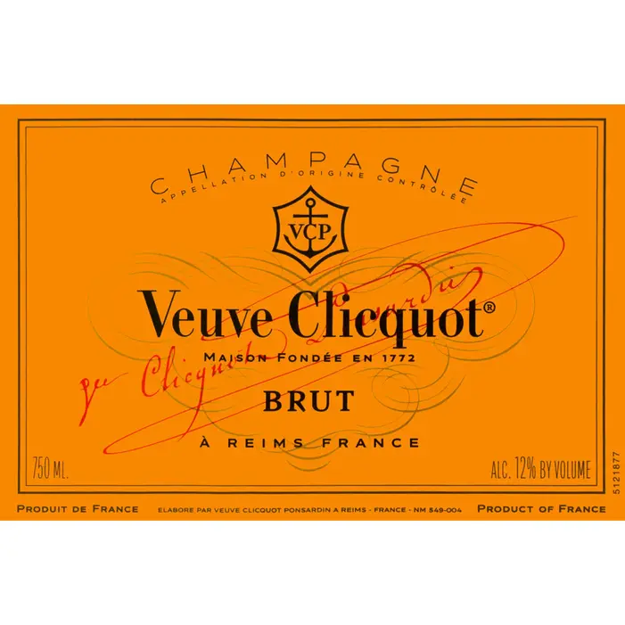 Champagne Veuve Clicquot Ponsardin Yellow Label Brut