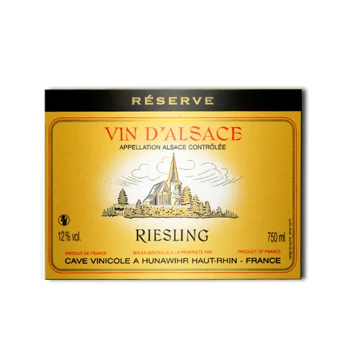 Alsace Riesling Réserve Hunawhir 2021 