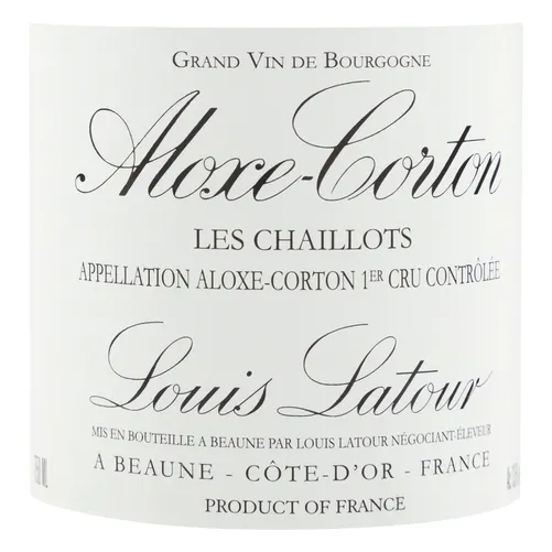 Louis Latour "Les Chaillots" Aloxe-Corton 1er Cru 2017 