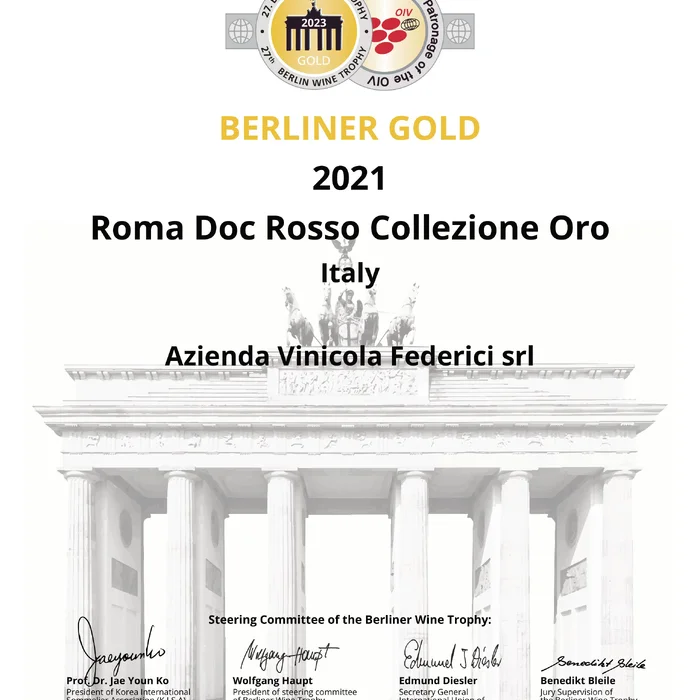 Roma Rosso Collezione Oro 2021 