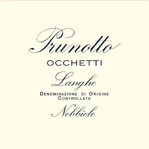 Prunotto Occhetti Langhe Nebbiolo 2017