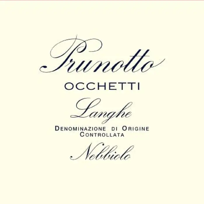 Prunotto Occhetti Langhe Nebbiolo 2017