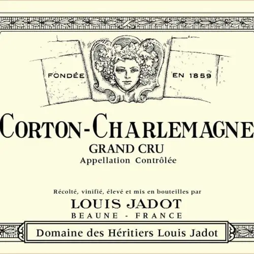 Louis Jadot Corton-Charlemagne Grand Cru "Domaine des Heritiers" 2018