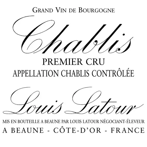 Chablis A.O.C Premier Cru 2021 Louis Latour 