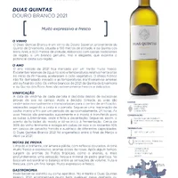 Ramos Pinto "Duas Quintas" Branco 2021 - imagem 1