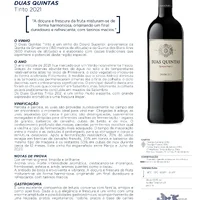 Duas Quintas Ramos Pinto Tinto 2021 - imagem 1