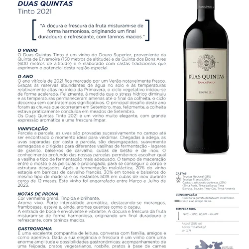 Duas Quintas Ramos Pinto Tinto 2021