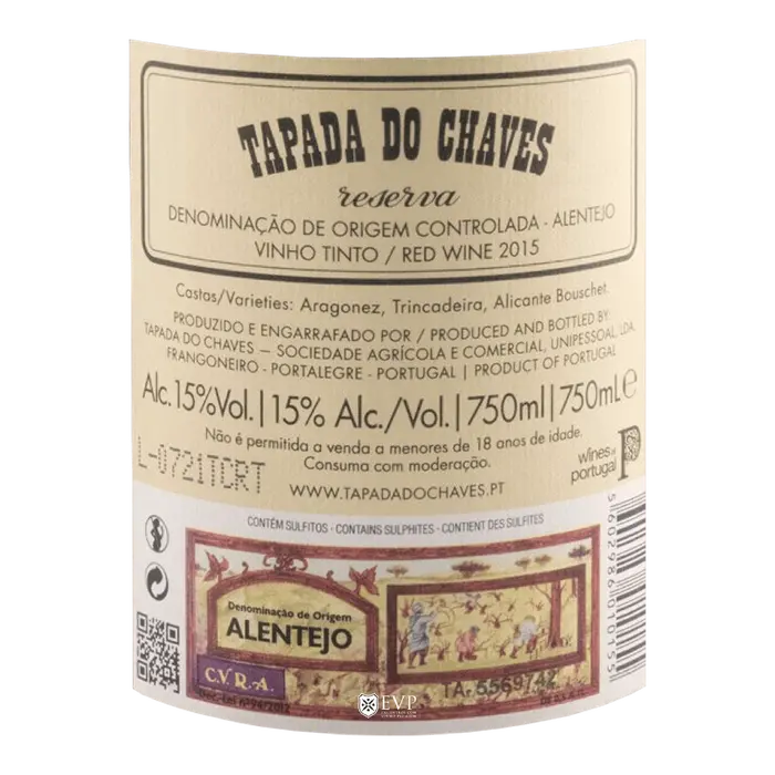 Tapada do Chaves Portalegre Reserva Tinto 2016