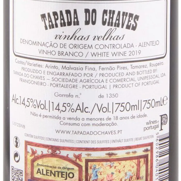 Tapada do Chaves Vinhas Velhas Branco 2019