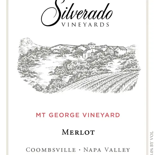 Mt. George Merlot Silverado Vineyards 2018 Napa Valley