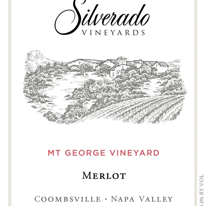 Mt. George Merlot Silverado Vineyards 2018 Napa Valley