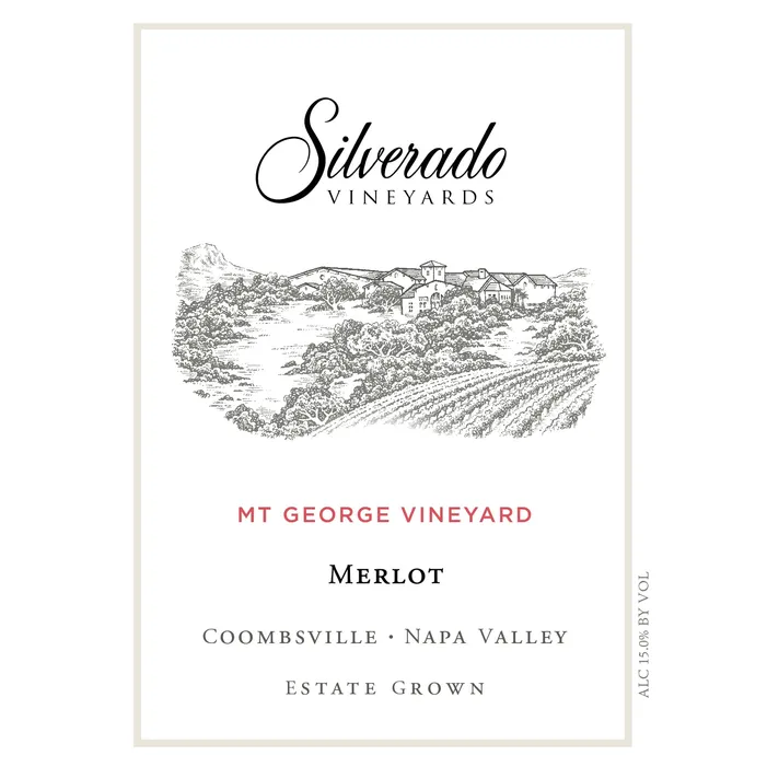 Mt. George Merlot Silverado Vineyards 2018 Napa Valley