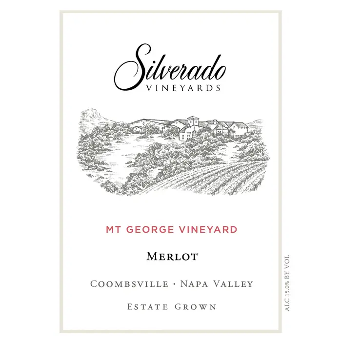 Mt. George Merlot Silverado Vineyards 2018 Napa Valley