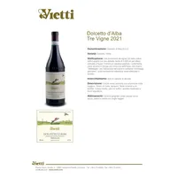 Dolcetto d'Alba "Tre Vigne"  2021 Vietti - imagem 3