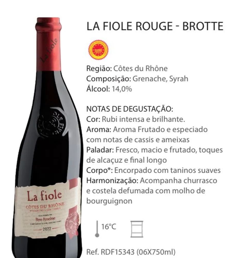 Cotes-du-rhone La Fiole Brotte