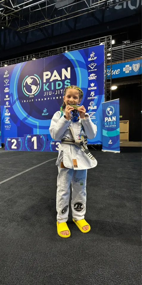 Kimono Infantil In The Guard Feminino Colors Branco