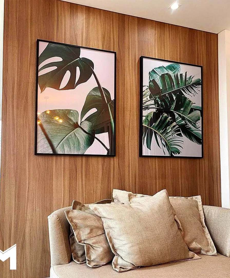 Quadro Decorativo Folhas de Verão